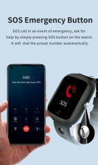 FA66 4G Cat-1 Elderly GPS Smart Watch