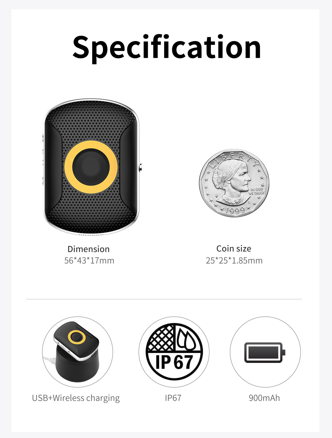 FA29 4G SOS GPS Tracker,GPS pendant